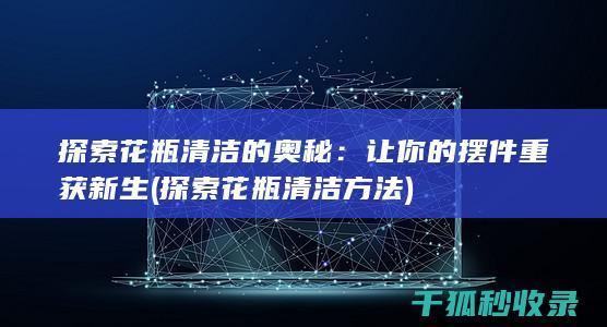 探索花瓶清洁的奥秘：让你的摆件重获新生 (探索花瓶清洁方法)