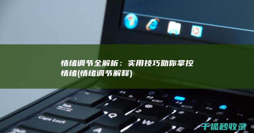 情绪调节全解析：实用技巧助你掌控情绪 (情绪调节解释)