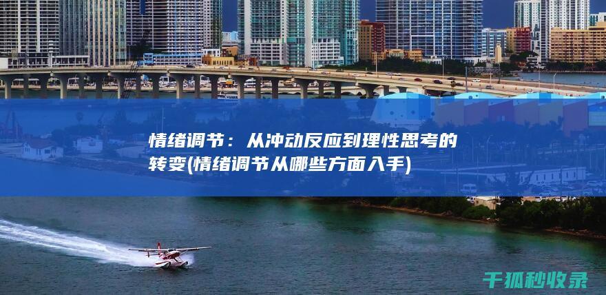 情绪调节：从冲动反应到理性思考的转变 (情绪调节从哪些方面入手)