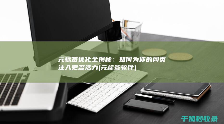 元标签优化全揭秘：如何为你的网页注入更多活力 (元标签软件)