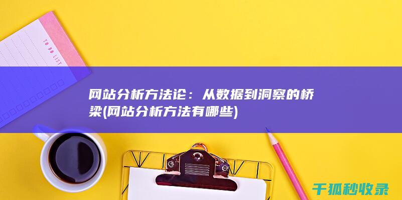 网站分析方法论：从数据到洞察的桥梁 (网站分析方法有哪些)